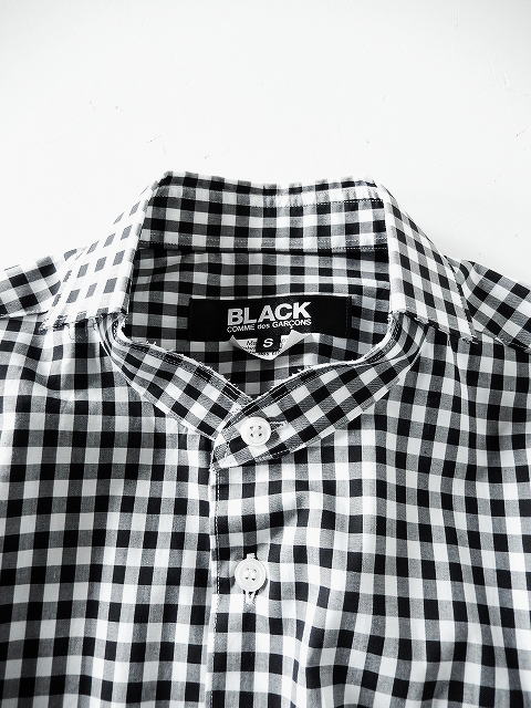 BLACK COMME des GARÇONS ギンガムチェック M Comme des Garçons Black Gingham Check Shirt in Multicolor | SVD